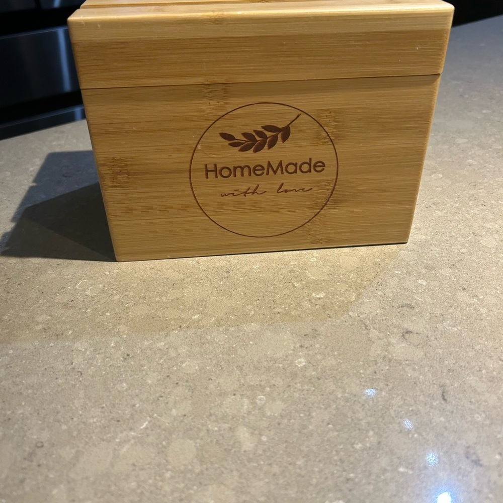 HomeMade Bamboo Storage Box